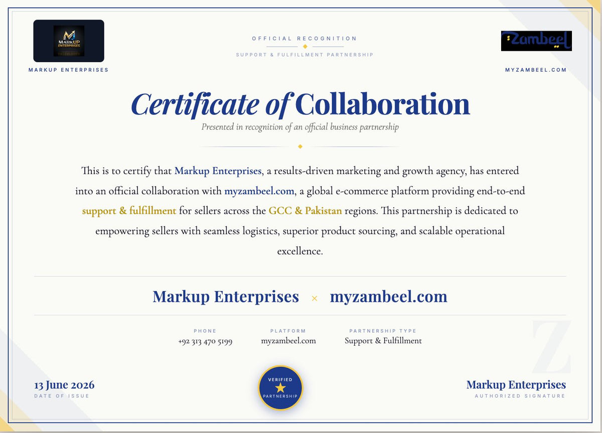 MyZambeel Support & Fulfillment